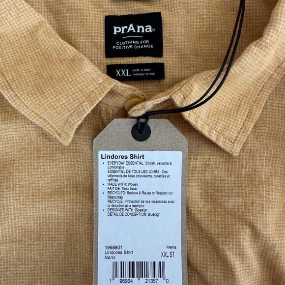 prAna Lindores Shirt Men's - buy one get one free - Picture 2 of 4